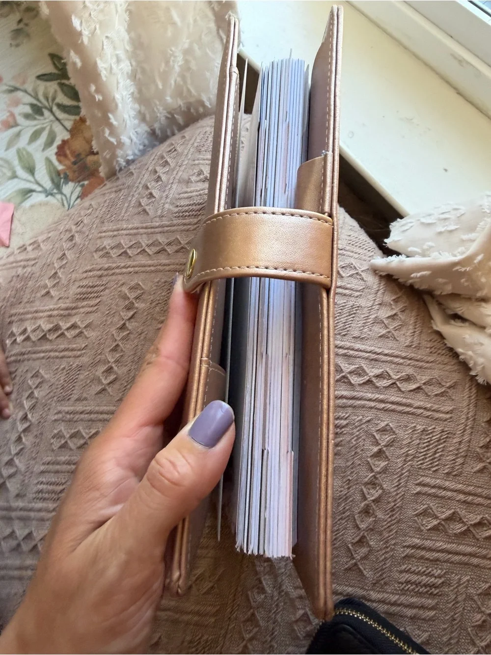 Rose Gold Home Office Planner